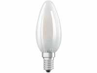 OSRAM Filament LED Lampe mit E14 Sockel, Warmweiss (2700K), Kerzenform, 2.5W,...