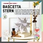 folia 406/1515 - Bastelset Bascetta Stern Winterornament wei&szlig;/kupfer, 32 Blatt, 15 x