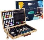 Artina Leonardo Malset Malset 45-teilig - Acrylfarbe, Buntstifte, &Ouml;lpastelle,