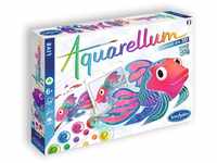 Sentosphère 3906702 Aquarellum Live 3D, Malset für Kinder, Motiv Meerestiere,