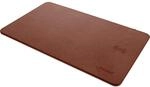 InLine&reg; Maus-Pad, Wireless Charging (Qi), Kunstleder, 370x225x7mm, braun