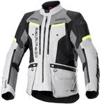 Alpinestars Bogota' Pro Drystar Motorradjacke Herren (grau/schwarz/gelb), XXL