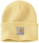 Carhartt Herren Knit Cuffed Beanie Beanie Hat, Pale Sun, Einheitsgr&ouml;&szlig;e