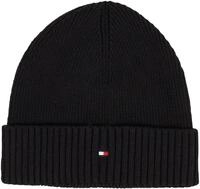 Tommy Hilfiger Herren Strickm&uuml;tze Essential Winterm&uuml;tze, Schwarz (Black), Onesize