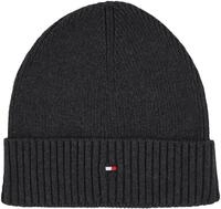 Tommy Hilfiger Herren Strickm&uuml;tze Essential Winterm&uuml;tze, Grau (Charcoal Gray),