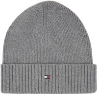 Tommy Hilfiger Herren Strickm&uuml;tze Essential Winterm&uuml;tze, Grau (Mid Grey Heather),