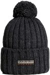 Napapijri Hombre FEA 2 Gorro, Negro, One Size