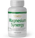 Magnesium Synergy 3-Fach Power: Magnesium Citrat, Glycinat & Malat, 120 Kapseln