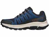 Skechers Herren Equalizer 5.0 Trail-Solix Sneaker, Marineblaues Leder, Netzstoff,
