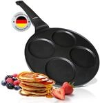 endusor Pancake Pfanne Spiegeleipfanne - &Oslash;28cm mit [PowerShield]-Beschichtung 