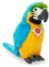 Teddy Hermann 94167 Vogel Papagei Gelbbrustara 27 cm, Kuscheltier mit idealem