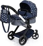 Bayer Design 17015AA Puppenwagen Xeo mit Tasche, h&ouml;henverstellbarer Griff,