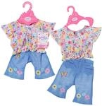 Zapf Creation 832677 BABY born Trend Jeans 43cm - Puppenkleidung Set bestehend aus