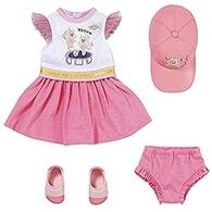 BABY Born Little Kindergarten Outfit mit Puppenkleid, Basecap, H&ouml;schen und...