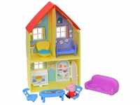Peppa Pig Peppa’s Adventures Peppa’s Family House Playset Preschool Toy, Includes