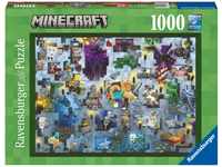 Ravensburger Puzzle 17188 - Minecraft Mobs - 1000 Teile Minecraft Puzzle für