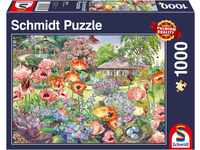 Schmidt Spiele 58975 Blühender Garten, 1.000 Teile Puzzle, bunt