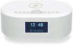 AIC Radiowecker DAB mit Ladefunktion Bluetooth QI Funktion USB Dual Alarm 18DAB...