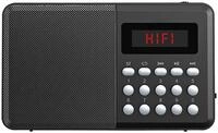 auvisio USB Radio: FM-Taschenradio, Bluetooth, MP3-Player, Display, USB, microSD &
