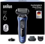 Braun Series 6 Elektrorasierer mit EasyClick Barttrimmer Aufsatz, SensoFlex...