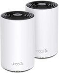 TP-Link Deco XE75 Pro Mesh WLAN Set (2 Pack), Wi-Fi 6E AXE5400 Tri-Band Router &