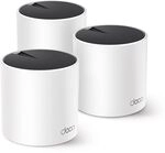 TP-Link Deco X55(3-Pack) AX3000 WiFi 6 Mesh WLAN Router System, Dualband...