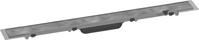 hansgrohe Fertigset Duschrinne RainDrain Rock, befliesbare Abflussrinne 700mm,