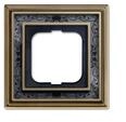 Busch-Jaeger Rahmen 1-Fach 1721-843 ms/antik Dekor Anth Busch-Dynasty...