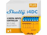 Shelly Plus i4 DC | WiFi- und Bluetooth-Smart-Controller mit 4 digitalen Eingängen
