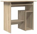 vidaXL Schreibtisch aus Spanplatte, 80 x 45 x 74 cm, Eiche Sonoma