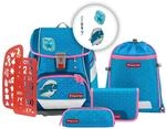 Step by Step Schulranzen-Set 2IN1 PLUS &bdquo;Dolphin Pippa 6-teilig, ergonomischer