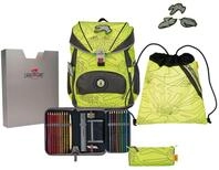 DerDieDas ErgoFlex Superflash Neon Schulranzenset 5-teilig Neon Fighter