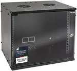 HMF 65709-02 Netzwerkschrank, Serverschrank 19 Zoll | 9 HE | 400 mm Tiefe | Glast&uuml;r