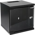 HMF 63406-02 Netzwerkschrank, Serverschrank 10 Zoll | 6 HE | 300 mm Tiefe | Voll