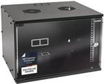 HMF 65707-02 Netzwerkschrank, Serverschrank 19 Zoll | 7 HE | 275 mm Einbautiefe 
