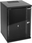HMF 63409-02 Netzwerkschrank, Serverschrank 10 Zoll | 9 HE | 300 mm Tiefe | Voll