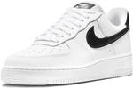 Nike Damen AIR Force 1 '07 Sneaker, White/Black-White-White, 38.5 EU