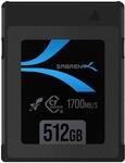 SABRENT CFexpress Typ B Speicherkarte 512GB f&uuml;r Profis 1700 MB/s Lesen, 1500 MB/s