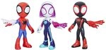 Marvel Spidey and His Amazing Friends Supersized Hero 22.5-cm Action Figures 3-Pack