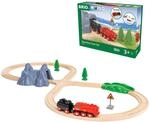 BRIO World 36017 Batterie-Dampfzug-Set - Aus dem Schornstein der Lokomotive str&ouml;mt
