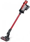 Akku-Hand- und Stielsauger HenryQuick, Rot/Schwarz