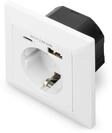 DIGITUS DA-70615 &ndash; Unterputz-Steckdose mit USB-Ladeger&auml;t &ndash; 1 St&uuml;ck &ndash; 1x USB-A