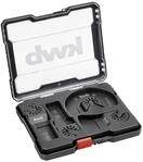 kwb Multitool-Zubeh&ouml;r im 4-teiligen Set, CV Tauch 28 mm, Bi-Metall Tauchs&auml;ge-Blatt