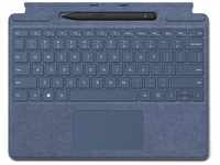 Microsoft Surface Pro 8 / 9 / X Signature Keyboard Saphirblau im Bundle mit...