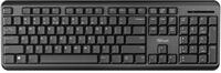 Trust TK-350 Funk Tastatur Deutsch, QWERTZ Schwarz mit numerischer Tastatur,