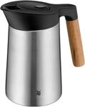 WMF Kineo doppelwandige Isolierkanne 0,6l, Thermoskanne Edelstahl mit