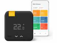 tado° smart home Thermostat (verkabelt) Black Edition – Wifi Zusatzprodukt...