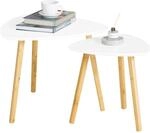 SoBuy Couchtisch 2er-Set &ndash; Platzsparende Beistelltisch, Wohnzimmertisch...
