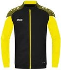 JAKO Kinder Polyesterjacke Performance, Schwarz/Soft Yellow, 116