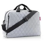 reisenthel duffelbag M Rhombus Light Grey - stylische vielseitige Reisetasche -